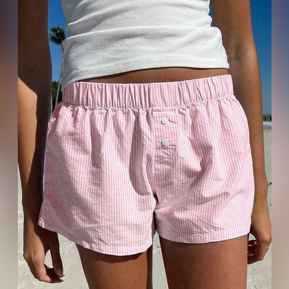 viral pink striped shorts!